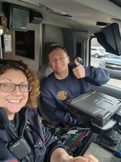 Inside View of Ambulance